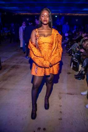 Melodie Wakivuamina zu Gast bei Danny Reinke auf der Berlin Fashion Week Autumn Winter 2026 im NLND Berlin am 30.01.2026 Berlin Deutschland