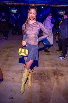 Zora Alber zu Gast bei Danny Reinke auf der Berlin Fashion Week Autumn Winter 2026 im NLND Berlin am 30.01.2026 Berlin Deutschland