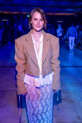 Yara Hoffmann zu Gast bei Danny Reinke auf der Berlin Fashion Week Autumn Winter 2026 im NLND Berlin am 30.01.2026 Berlin Deutschland