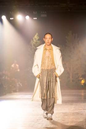 Model auf dem Laufsteg Catwalk bei Danny Reinke auf der Berlin Fashion Week Autumn Winter 2026 im NLND Berlin am 30.01.2026 Berlin Deutschland