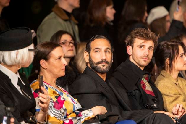 Ulrike Frank, Massimo Sinato und Yara Hoffmann zu Gast bei Danny Reinke auf der Berlin Fashion Week Autumn Winter 2026 im NLND Berlin am 30.01.2026 Berlin Deutschland