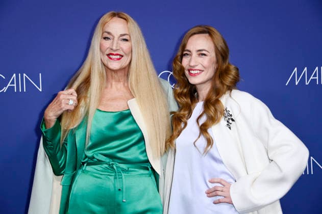 Jerry Hall und Elizabeth Jagger bei der Marc Cain Fashion Show ECHO of now auf der Berlin Fashion Week A W 2026 im Funkhaus Berlin. Berlin, 30.01.2026