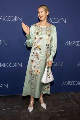 Kelly Rutherford zu Gast auf dem roten Teppich bei der Marc Cain Fashion Show Echo of now im Funkhaus Berlin am 30.01.2028 Berlin Deutschland