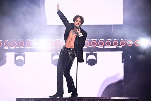 LINKÖPING, SWEDEN 20260131 Greczula with the entry Half of Me on stage during Saturdays round 1 of Melodifestivalen 2026 Saab arena in Linköping LINKÖPING SWEDEN x10060x  Copyright: xHenrikxMontgomery TTx MELODIFESTIVALEN 2026 LINKÖPING 6yKq2V-SYNM