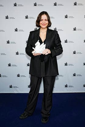 GOTHENBURG, SWEDEN 20260131 This years critics prize, the FIPRESCI prize, is awarded to Weightless by Emilie Thalund during the closing gala of the Göteborg Film Festival, where the years Dragon Awards are presented at Hotel Draken in Gothenburg GOTHENBURG SWEDEN x9200x  Copyright: xBjörnxLarssonxRosvall TTx DRAGON AWARDS 2026 hrbSTI38ucs