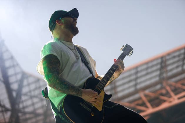SaO PAULO, SP - 31.01.2026: SHOW AVENGED SEVENFOLD EM SaO PAULO - Guitarist Kevin Skaff during a show by the band A Day To Remember in Sao Paulo held at Allianz Parque on Saturday night (31). x2876982x  YurixMurakami