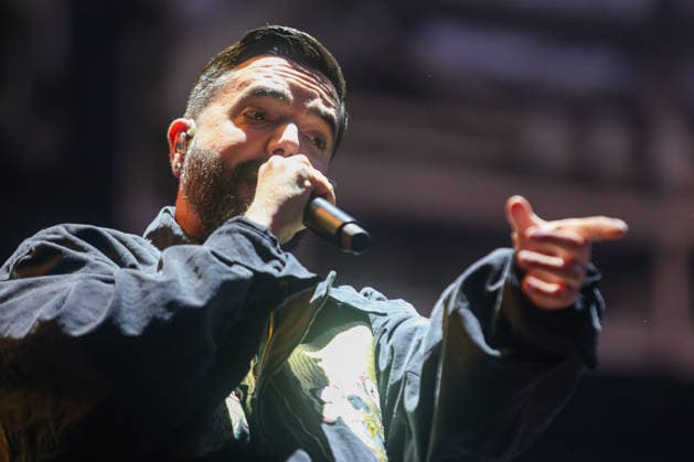 SaO PAULO, SP - 31.01.2026: SHOW AVENGED SEVENFOLD EM SaO PAULO - Vocalist Jeremy McKinnon during A Day To Remember& 39;s show in Sao Paulo held at Allianz Parque on Saturday night (31). x2876987x  YurixMurakami
