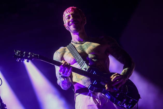 SaO PAULO, SP - 31.01.2026: SHOW AVENGED SEVENFOLD EM SaO PAULO - Guitarist Zacky Vengeance during Avenged Sevenfold& 39;s show in Sao Paulo held at Allianz Parque on Saturday night (31). x2877128x  YurixMurakami