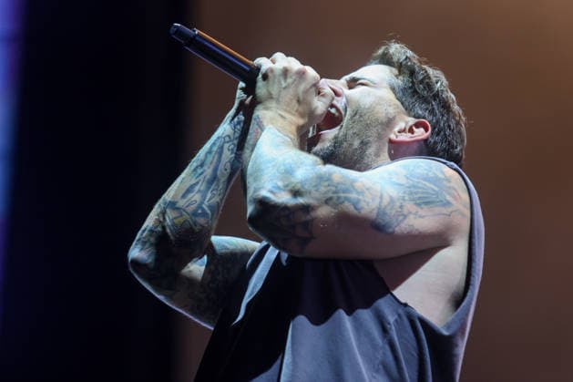 SaO PAULO, SP - 31.01.2026: SHOW AVENGED SEVENFOLD EM SaO PAULO - Vocalist M. Shadows during Avenged Sevenfold& 39;s show in Sao Paulo held at Allianz Parque on Saturday night (31). x2877137x  YurixMurakami
