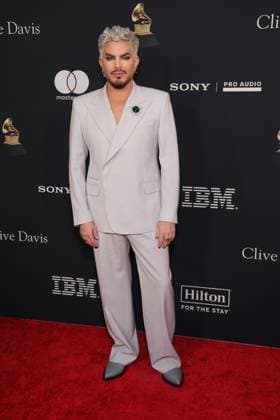 LOS ANGELES, CALIFORNIA - JANUARY 31: Adam Lambert at The GRAMMY Salute to Industry Icons Honoring Avery Lipman & Monte Lipman on January 31, 2026 in Los Angeles, California Copyright: xAdMedia MediaPunchx