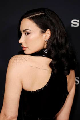 Demi Lovato arrives on the red carpet for the Pre-Grammy Gala on the eve of the 68th Annual Grammy Awards in Los Angeles on Saturday, January 31, 2026.  LAP20260131908 CAROLINExBREHMAN