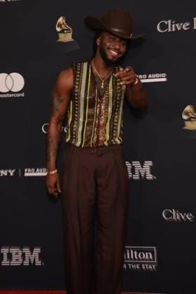 LOS ANGELES, CALIFORNIA - JANUARY 31 Shaboozey at The GRAMMY Salute to Industry Icons Honoring Avery Lipman & Monte Lipman on January 31, 2026 in Los Angeles, California Credit: USA - ZUMAa123 20260201_zaa_a123_015 Copyright: xAdMediax
