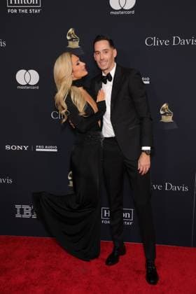 LOS ANGELES, CALIFORNIA - JANUARY 31:Paris Hilton and Carter Reum at The GRAMMY Salute to Industry Icons Honoring Avery Lipman & Monte Lipman on January 31, 2026 in Los Angeles, California Credit: USA - ZUMAa123 20260201_zaa_a123_016 Copyright: xAdMediax