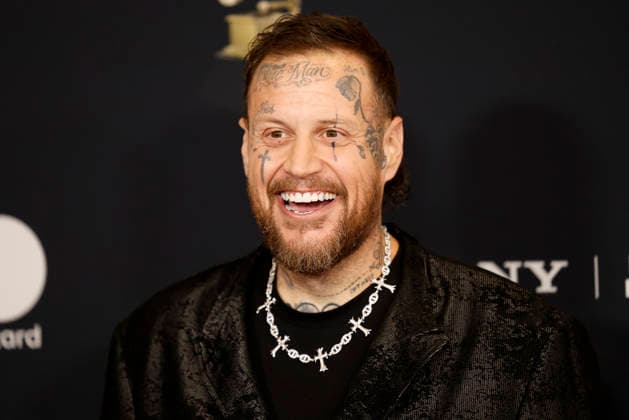 Jelly Roll arrives on the red carpet for the Pre-Grammy Gala on the eve of the 68th Annual Grammy Awards in Los Angeles on Saturday, January 31, 2026.  LAP20260131939 CAROLINExBREHMAN