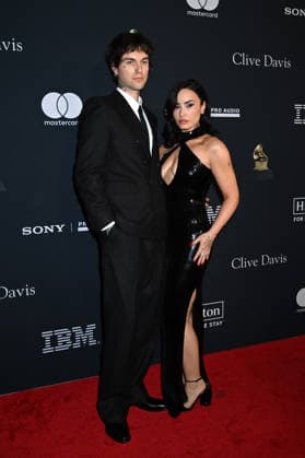 Pre-GRAMMY Gala 2026 Jordan Lutes and Demi Lovato arriving to the 2026 Pre-GRAMMY Gala held at the Beverly Hilton Hotel on January 31, 2026 in Beverly Hills, Ca. Beverly Hills Beverly Hilton Hotel California USA Copyright: xTammiexArroyox xAFF-USA.comx