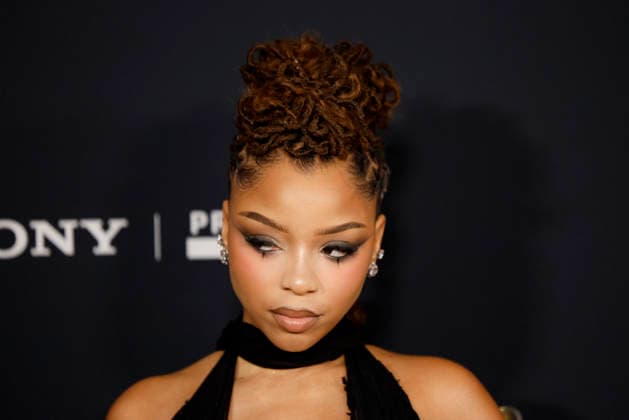 Chloe Bailey arrives on the red carpet for the Pre-Grammy Gala on the eve of the 68th Annual Grammy Awards in Los Angeles on Saturday, January 31, 2026.  LAP20260131963 CAROLINExBREHMAN