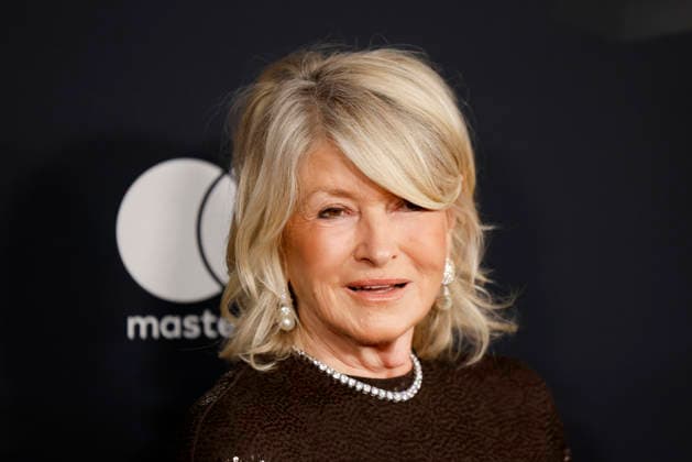 Martha Stewart arrives on the red carpet for the Pre-Grammy Gala on the eve of the 68th Annual Grammy Awards in Los Angeles on Saturday, January 31, 2026.  LAP20260131981 CAROLINExBREHMAN