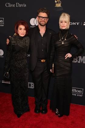 LOS ANGELES, CALIFORNIA - JANUARY 31 Sharon Osbourne, Jack Osbourne, and Kelly Osbourne at The GRAMMY Salute to Industry Icons Honoring Avery Lipman & Monte Lipman on January 31, 2026 in Los Angeles, California Copyright: xAdMediax xMediaPunchx