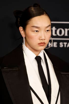 Audrey Nuna arrives on the red carpet for the Pre-Grammy Gala on the eve of the 68th Annual Grammy Awards in Los Angeles on Saturday, January 31, 2026.  LAP202601311053 CAROLINExBREHMAN