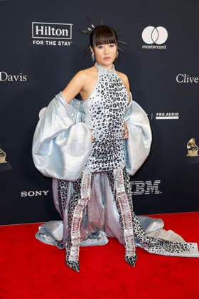 Rei Ami arrives on the red carpet for the Pre-Grammy Gala on the eve of the 68th Annual Grammy Awards in Los Angeles on Saturday, January 31, 2026.  LAP202601311054 CAROLINExBREHMAN