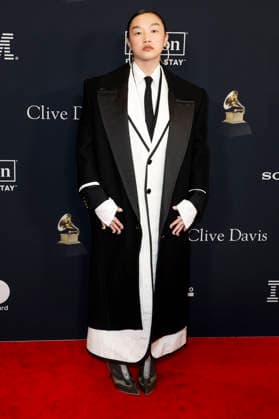 Audrey Nuna arrives on the red carpet for the Pre-Grammy Gala on the eve of the 68th Annual Grammy Awards in Los Angeles on Saturday, January 31, 2026.  LAP202601311056 CAROLINExBREHMAN