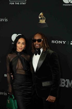 January 31, 2026, Beverly Hills, California, United States: Lil Jon and Jamila Sozahdah arrive on the red carpet of the Pre-Grammy Gala at the The Beverly Hilton hotel in Beverly Hills California on Jan. 31, 2026. Beverly Hills United States - ZUMAt169 20260131_zep_t169_022 Copyright: xConnorxTerryx