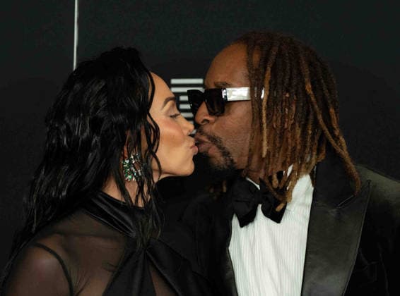 January 31, 2026, Beverly Hills, California, United States: Lil Jon and Jamila Sozahdah kiss on the red carpet of the Pre-Grammy Gala at the The Beverly Hilton hotel in Beverly Hills California on Jan. 31, 2026. Beverly Hills United States - ZUMAt169 20260131_zep_t169_023 Copyright: xConnorxTerryx