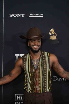 January 31, 2026, Beverly Hills, California, United States: Shaboozey arrives on the red carpet of the Pre-Grammy Gala at the The Beverly Hilton hotel in Beverly Hills California on Jan. 31, 2026. Beverly Hills United States - ZUMAt169 20260131_zep_t169_070 Copyright: xConnorxTerryx