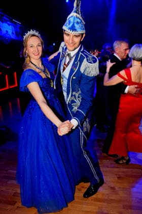 Narrhalla Prinzenpaar Prinzessin Samantha I. Prinz Stephan I. Muenchen 31.01.2026 Deutsches Theater Grossen Narrhalla Ball SoirÃ e Muenchner Leben mit Verleihung des Karl-Valentin-Ordens 2026 an Christoph Maria Herbst Schauspieler Foto Muenchen
