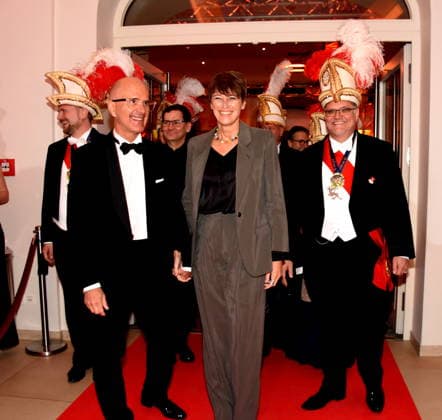 Christoph Gisi Maria Herbst Schauspieler Karl Valentin Orden Preistraeger 2026 Narrhalla Praesidium Muenchen 31.01.2026 Deutsches Theater Grossen Narrhalla Ball SoirÃ e Muenchner Leben mit Verleihung des Karl-Valentin-Ordens 2026 an Christoph Maria Herbst Schauspieler Foto Muenchen
