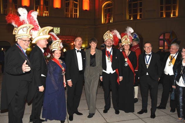 Christoph Gisi Maria Herbst Schauspieler Karl Valentin Orden Preistraeger 2026 Narrhalla Praesidium-Thomas Linsmayer Deutsches Theater GF Muenchen 31.01.2026 Deutsches Theater Grossen Narrhalla Ball SoirÃ e Muenchner Leben mit Verleihung des Karl-Valentin-Ordens 2026 an Christoph Maria Herbst Schauspieler Foto Muenchen