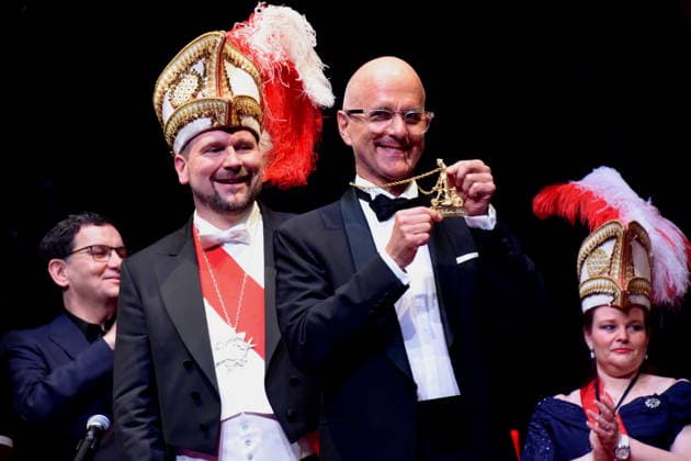 Laudator Moritz Netenjakob Autor Matthias Stolz Narrhalla Praesident Ueberreichte Orden an Christoph Maria Herbst Schauspieler Karl Valentin Orden Preistraeger 2026 Muenchen 31.01.2026 Deutsches Theater Grossen Narrhalla Ball SoirÃ e Muenchner Leben mit Verleihung des Karl-Valentin-Ordens 2026 an Christoph Maria Herbst Schauspieler Foto Muenchen *** Laudator Moritz Netenjakob Author Matthias Stolz Narrhalla President Presented Order to Christoph Maria Herbst Actor Karl Valentin Order Prizewinner 2026 Munich 31 01 2026 German Theater Grand Narrhalla Ball SoirÃ e Muenchner Leben with Award of the Karl Valentin Order 2026 to Christoph Maria Herbst Actor Photo Munich