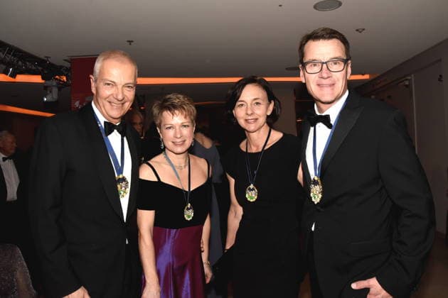 Dr. Michael Irmgard Moeller Hofbraeu Vorstand a.D Utte Dr Joerg Lehmann Neuer Hofbraeu Vorstand Muenchen 31.01.2026 Deutsches Theater Grossen Narrhalla Ball SoirÃ e Muenchner Leben mit Verleihung des Karl-Valentin-Ordens 2026 an Christoph Maria Herbst Schauspieler Foto Muenchen