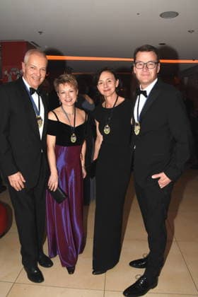 Dr. Michael Irmgard Moeller Hofbraeu Vorstand a.D Utte Dr Joerg Lehmann Neuer Hofbraeu Vorstand Muenchen 31.01.2026 Deutsches Theater Grossen Narrhalla Ball SoirÃ e Muenchner Leben mit Verleihung des Karl-Valentin-Ordens 2026 an Christoph Maria Herbst Schauspieler Foto Muenchen