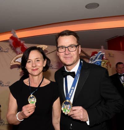 Utte Dr Joerg Lehmann Neuer Hofbraeu Vorstand Muenchen 31.01.2026 Deutsches Theater Grossen Narrhalla Ball SoirÃ e Muenchner Leben mit Verleihung des Karl-Valentin-Ordens 2026 an Christoph Maria Herbst Schauspieler Foto Muenchen
