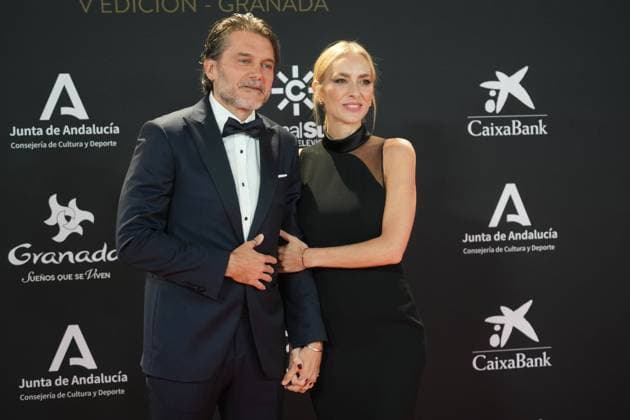 Salva Reina and Kira Miro at photocall for 5 edition of Carmen awards in Granada on Saturday, 31 January 2026. Cordon Press 