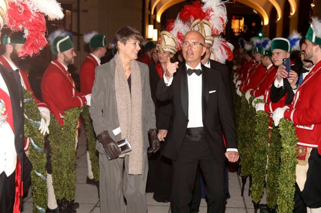 Christoph Maria Herbst mit Ehefrau Gisi Herbst beim Großen Narrhalla Ball SoirÃ e Münchner Leben mit der Verleihung vom Karl-Valentin-Orden im Deutschen Theater. München, 31.01.2026
