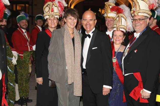 Christoph Maria Herbst mit Ehefrau Gisi Herbst beim Großen Narrhalla Ball SoirÃ e Münchner Leben mit der Verleihung vom Karl-Valentin-Orden im Deutschen Theater. München, 31.01.2026