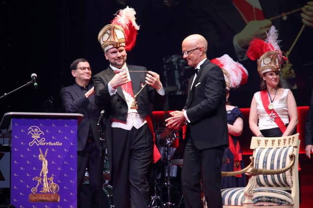 Christoph Maria Herbst beim Großen Narrhalla Ball SoirÃ e Münchner Leben mit der Verleihung vom Karl-Valentin-Orden im Deutschen Theater. München, 31.01.2026