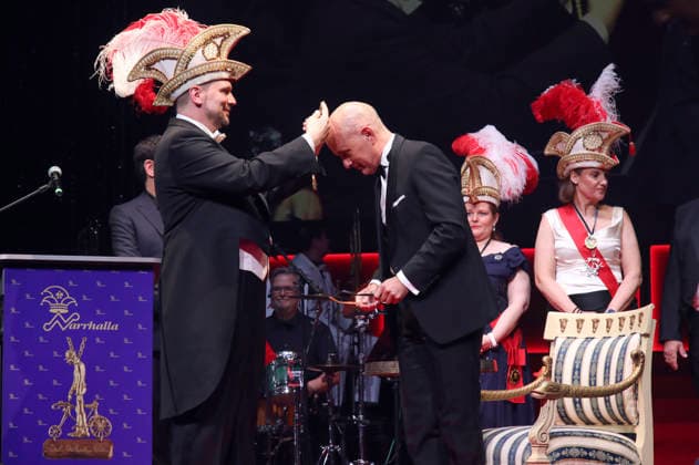 Christoph Maria Herbst beim Großen Narrhalla Ball SoirÃ e Münchner Leben mit der Verleihung vom Karl-Valentin-Orden im Deutschen Theater. München, 31.01.2026