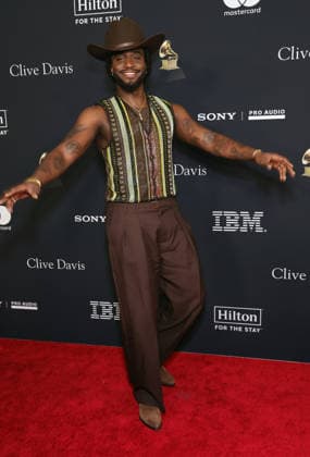 68th Grammy Awards - Pre-Grammy Gala & Grammy Salute to Industry Icons Honoring Avery Lipman & Monte Lipman Featuring: Shaboozey Where: Los Angeles, California, United States When: 01 Feb 2026 Credit: Faye s Vision Cover Images EDITORIAL USE ONLY. NOT FOR USE BY NEWSPAPERS BASED IN THE UK. Copyright: xx coverimg55430902