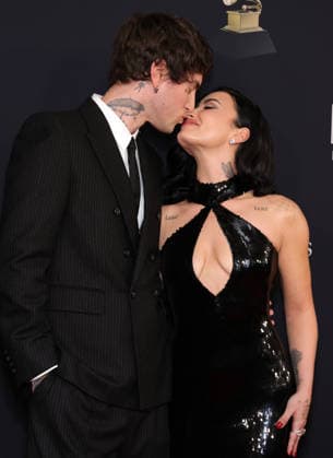68th Grammy Awards - Pre-Grammy Gala & Grammy Salute to Industry Icons Honoring Avery Lipman & Monte Lipman Featuring: Demi Lovato, Jordan Lutes Where: Los Angeles, California, United States When: 01 Feb 2026 Credit: Faye s Vision Cover Images EDITORIAL USE ONLY. NOT FOR USE BY NEWSPAPERS BASED IN THE UK. Copyright: xx coverimg55431056