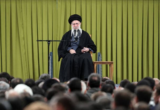 Iran s Supreme Leader Ali Khamenei TEHRAN, IRAN - FEBRUARY 1: (----EDITORIAL USE ONLY - MANDATORY CREDIT - IRANIAN LEADER PRESS OFFICE HANDOUT - NO MARKETING NO ADVERTISING CAMPAIGNS - DISTRIBUTED AS A SERVICE TO CLIENTS----) Iran s Supreme Leader Ali Khamenei addresses to the public on the occasion of the 47th anniversary of the Iranian Revolution at his residence in Tehran, Iran on February 1, 2026. Iranian Leader Press Office Anadolu Tehran Iran. Editorial use only. Please get in touch for any other usage.  Copyright: x2026xAnadoluxIranianxLeaderxPressxOfficex