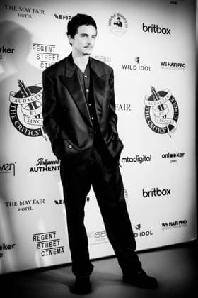 46th London Critics™ Circle Film Awards on Sunday 1 February 2026 TimothÃ e Chalamet attends the 46th London Critics™ Circle Film Awards on Sunday 1 February 2026 at The May Fair Hotel, London. Editors Note: Image converted to monochrome., Credit:Julie Edwards Avalon  Copyright: xJuliexEdwardsx xAvalonx 1071263603