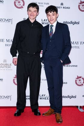 46th London Critics™ Circle Film Awards on Sunday 1 February 2026 Robert Aramayo and Scott Ellis Watson attends the 46th London Critics™ Circle Film Awards on Sunday 1 February 2026 at The May Fair Hotel, London. ., Credit:Julie Edwards Avalon  Copyright: xJuliexEdwardsx xAvalonx 1071247137