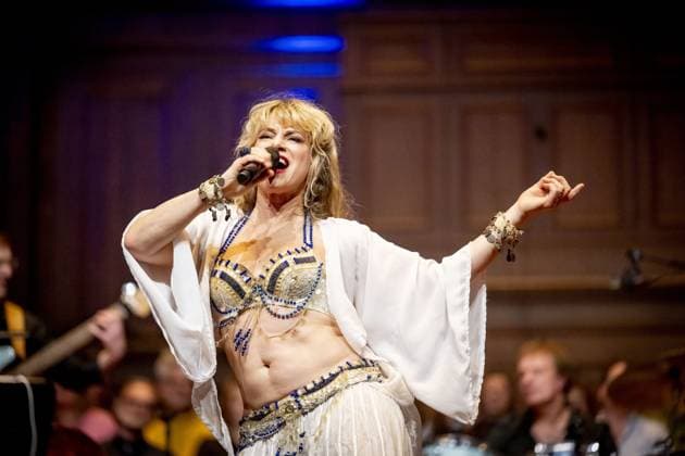 AMSTERDAM - Ellen ten Damme at an anniversary gala at the Concertgebouw. Haenen celebrated the fiftieth birthday of his alter ego, Margreet Dolman. ROBIN UTRECHT ANP netherlands out - belgium out  Copyright: xx x549376056x originalFilename: 549376056.jpg