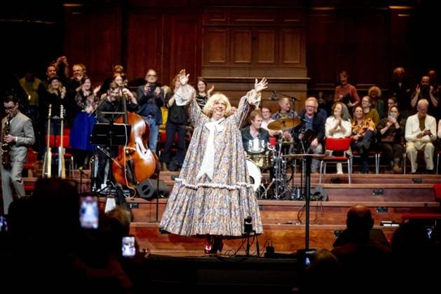 AMSTERDAM Paul Haenen is performing at the Concertgebouw with an anniversary gala. Haenen celebrated the fiftieth birthday of his alter ego, Margreet Dolman. ROBIN UTRECHT ANP netherlands out - belgium out  Copyright: xx x549376447x originalFilename: 549376447.jpg