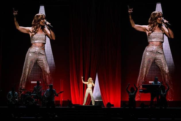 Konzert Michelle Arena Oberhausen ** NUR FÜR REDAKTIONELLE ZWECKE ** EDITORIAL USE ONLY **<p>Schlagersängerin Michelle während ihres Konzerts im Rahmen ihrer Abschiedstournee, am Sonntag, 01. Februar 2026 in der Rudolf Weber Arena in Oberhausen. Deutschland NRW Oberhausen Copyright: SocratesxTassos