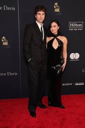 January 31, 2026, Los Angeles, California, USA: Jordan Lutes and Demi Lovato at The GRAMMY Salute to Industry Icons Honoring Avery Lipman & Monte Lipman on January 31, 2026 in Los Angeles, California Credit: USA - ZUMAa123 20260131_zaa_a123_258 Copyright: xAdMediax