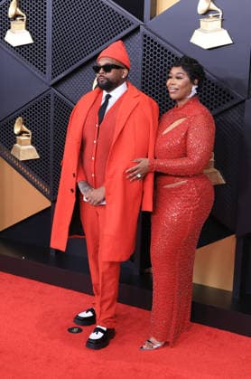 January 29, 2026, Los Angeles, California, USA: (L-R) David DLO Outing and Bionca Outing at the 68th Annual Grammy Awards on Sunday February 1, 2026 at Crypto.com Arena in Los Angeles, California. JAVIER ROJAS PI Los Angeles USA - ZUMAp124 20260129_zaa_p124_389 Copyright: xJavierxRojasx